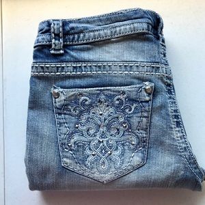 Paisley Sky embellished skinny Jeans